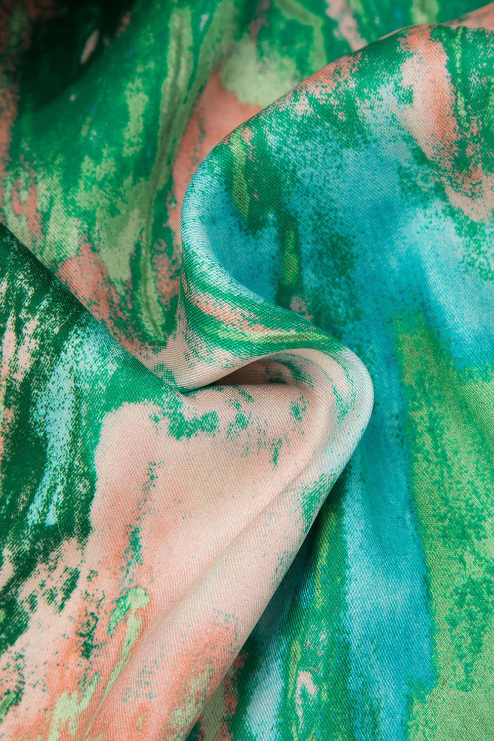 Jossara - Marmerprint Hoge Taille Lange Broek