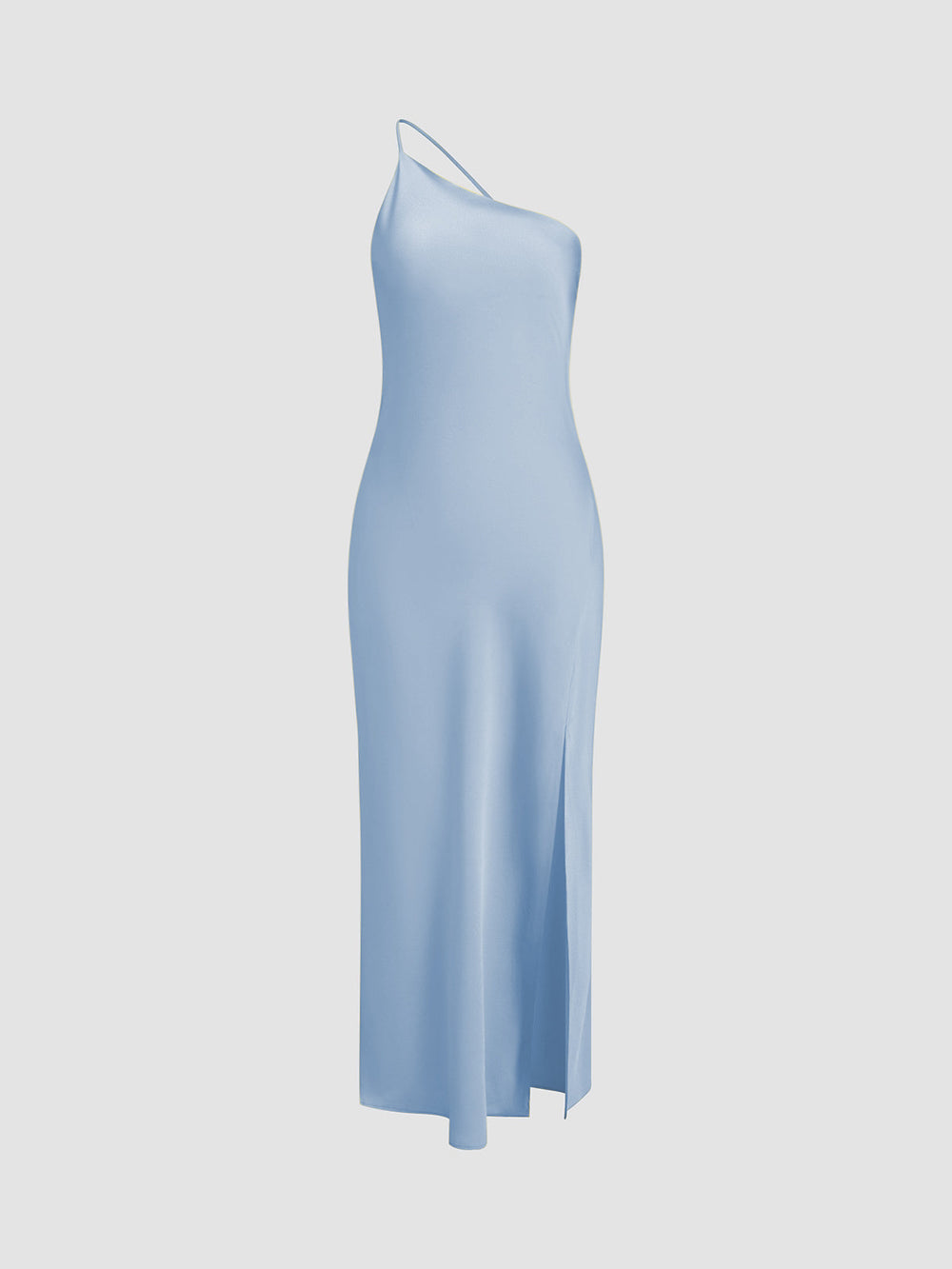 Julessa - Open Back Satin Split Lange Jurk