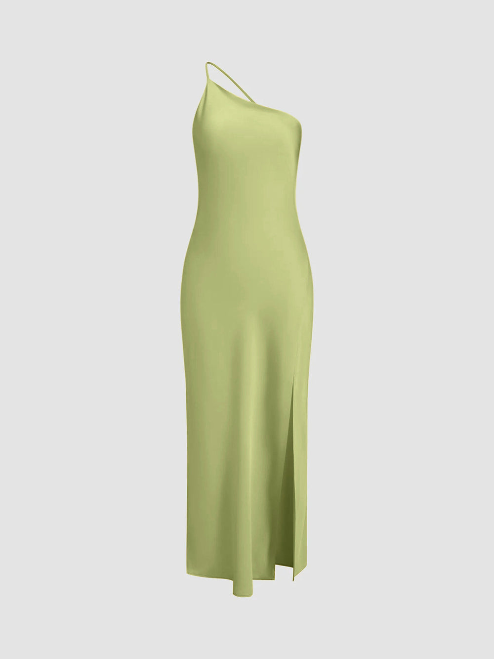 Julessa - Open Back Satin Split Lange Jurk
