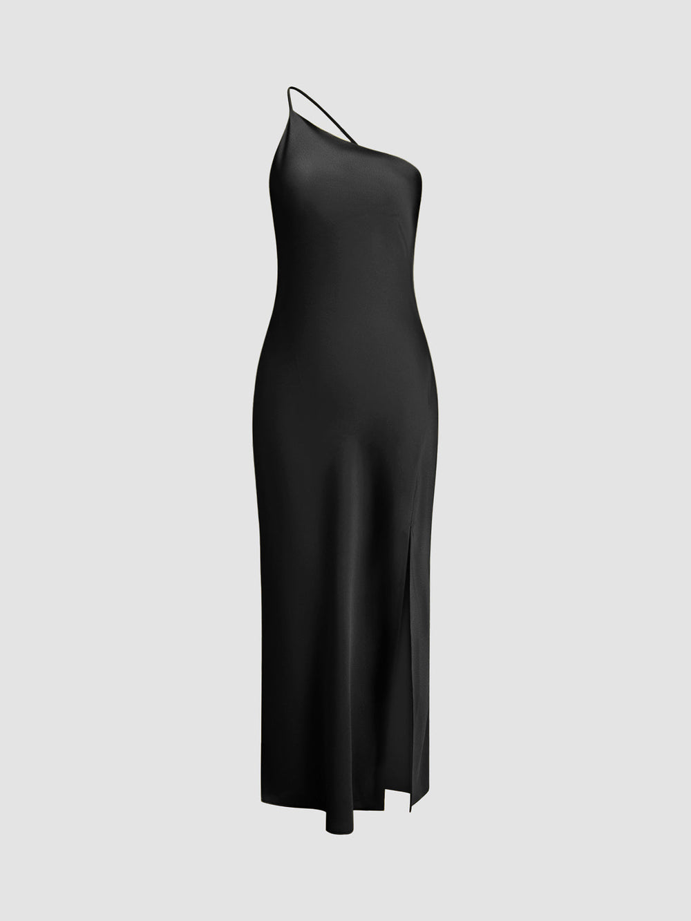 Julessa - Open Back Satin Split Lange Jurk
