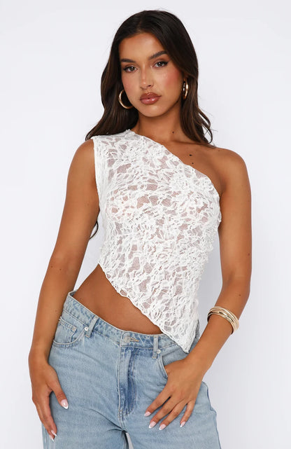 Kanten top | One shoulder