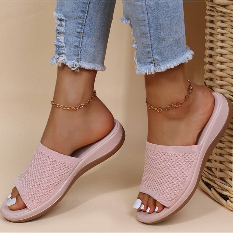 Kathrinne - Comfortabele en Ademend Zomer Orthopedische Slippers voor Vrouwen