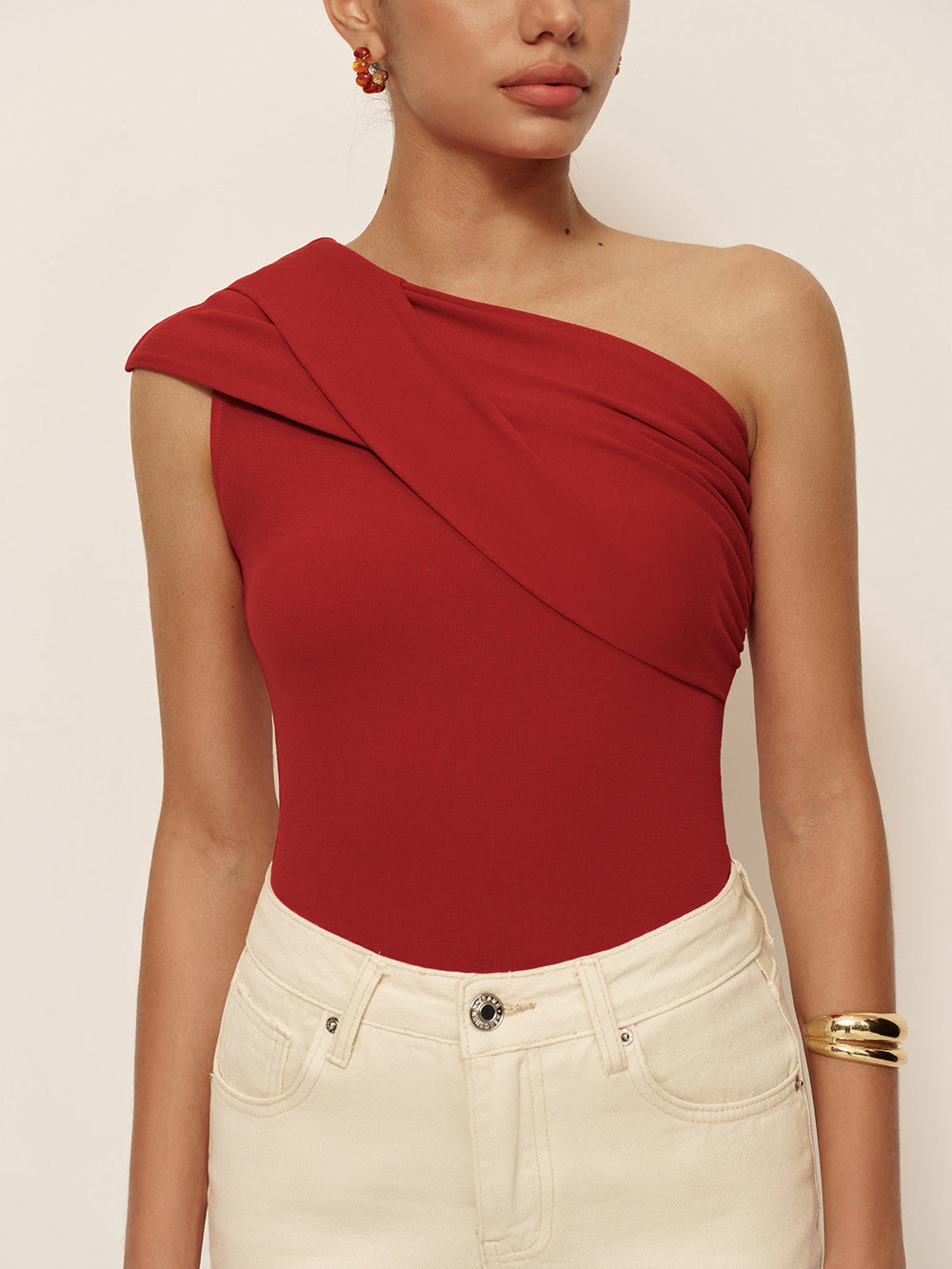 Katria - Mouwloze Jersey Top