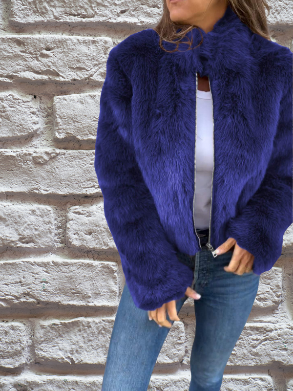 Kaye premium faux jas | Luxe damesjas van nep-mink bont met elegante pasvorm