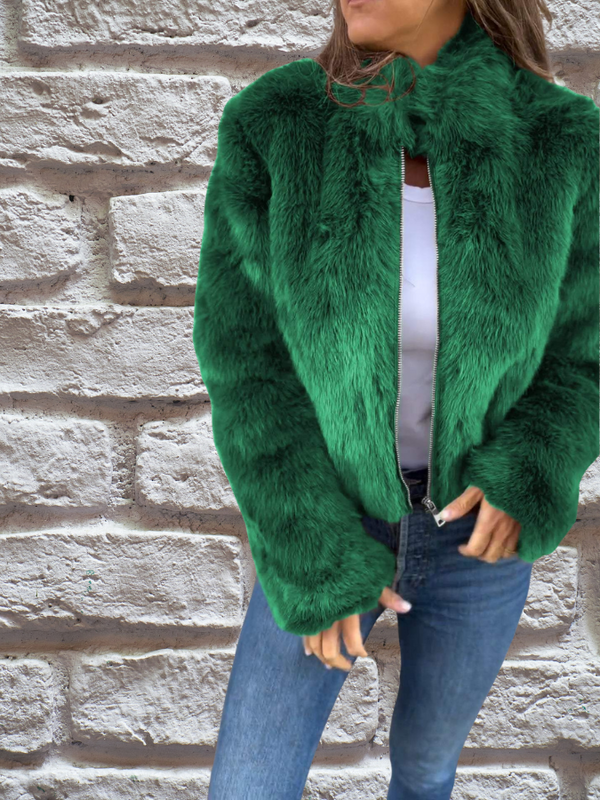Kaye premium faux jas | Luxe damesjas van nep-mink bont met elegante pasvorm