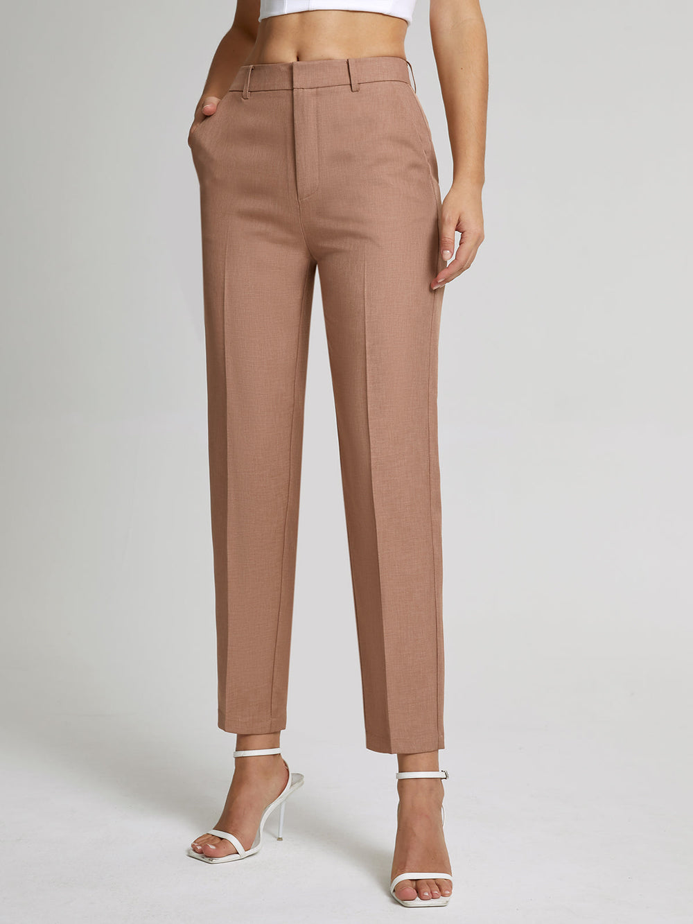 Kehlia - Hoge Taille Rechte Broek