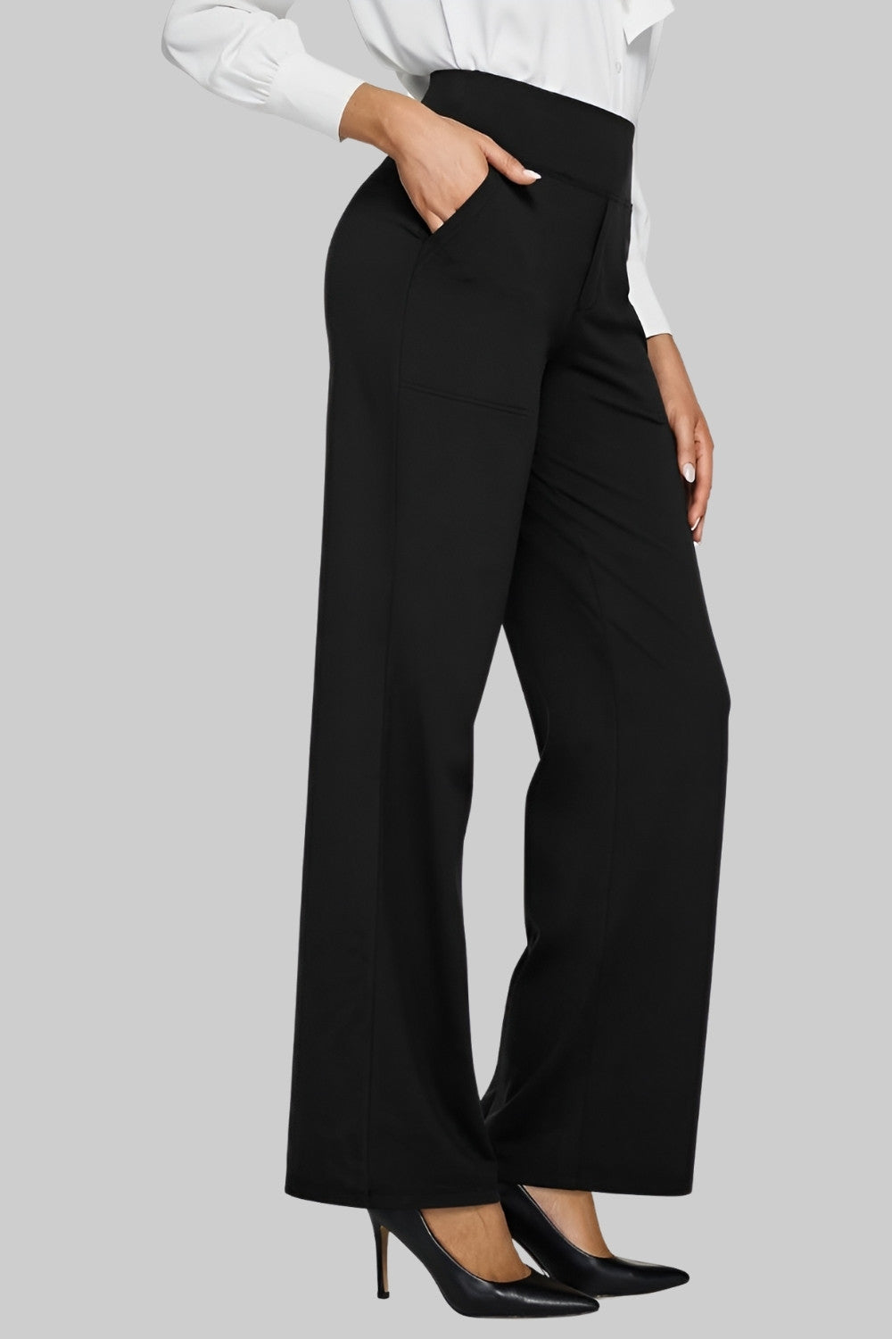 Lia Stretchbroek | Damesbroek met Comfortabele Pasvorm en Zachte Stretchstof