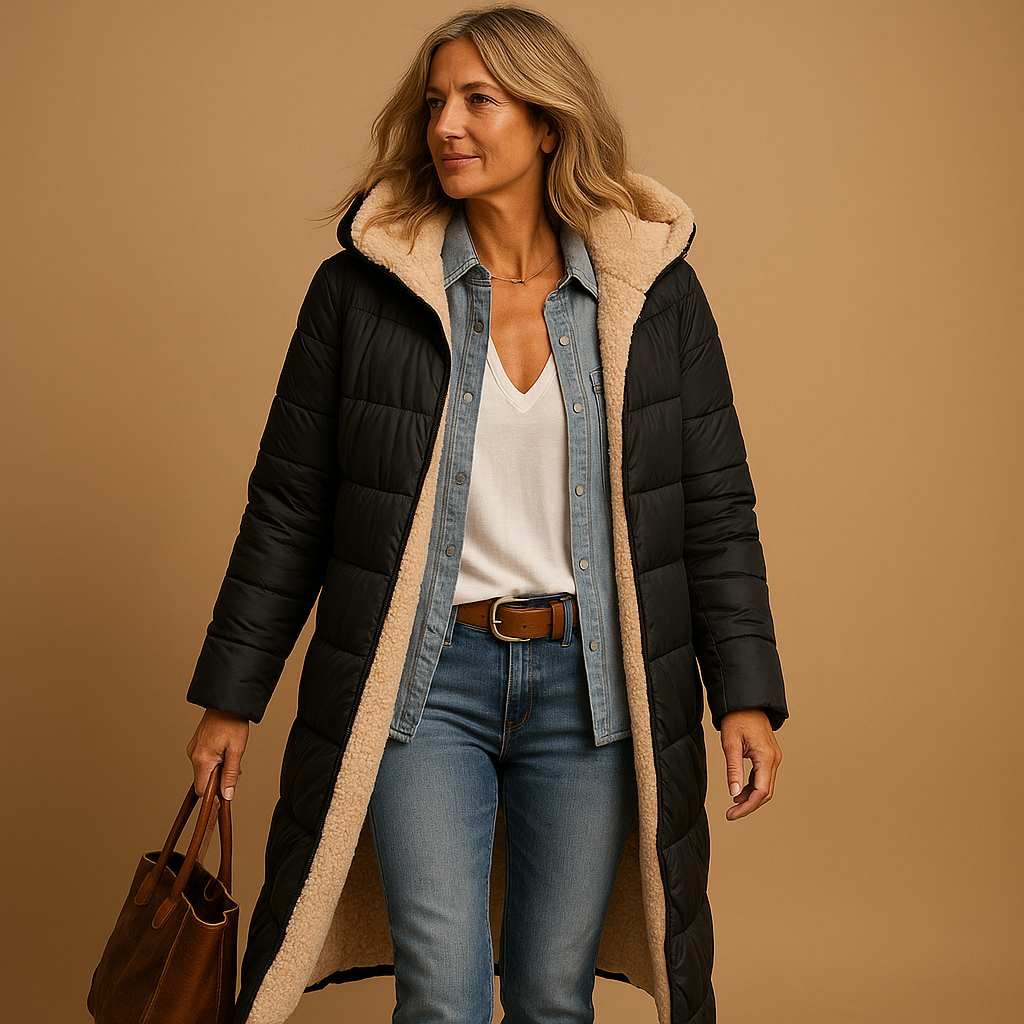 Lange winterjas | Damesjas met hoogwaardige isolatie en elegante snit