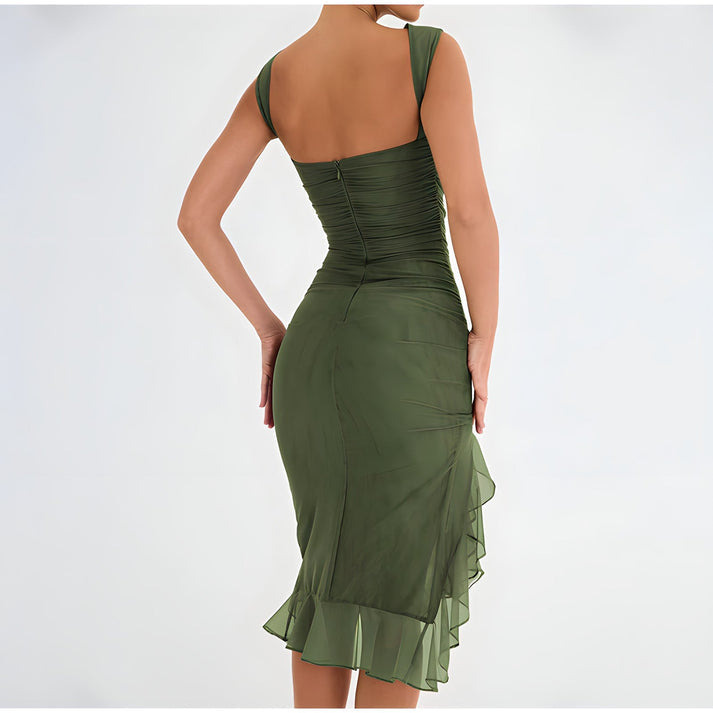 Lily - Chic Midi Jurk voor Formele Gelegenheden