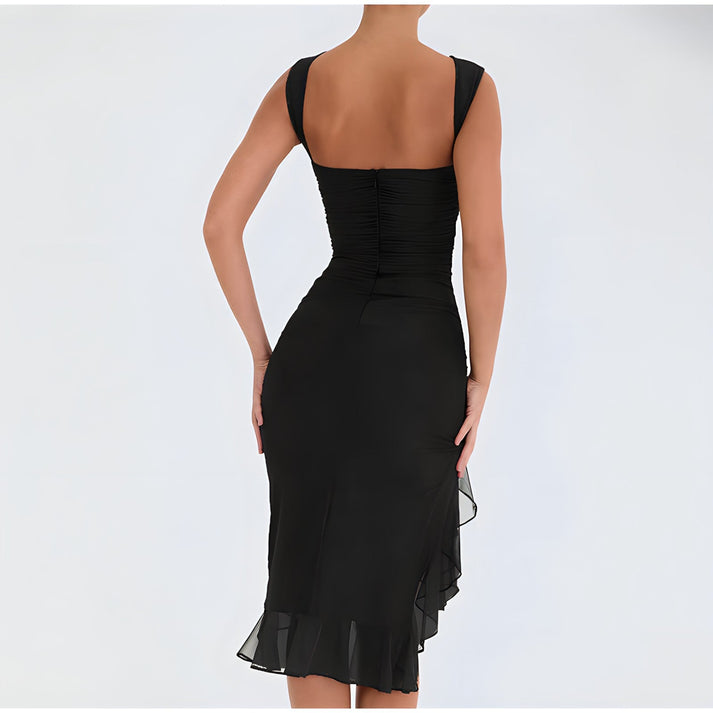 Lily - Chic Midi Jurk voor Formele Gelegenheden