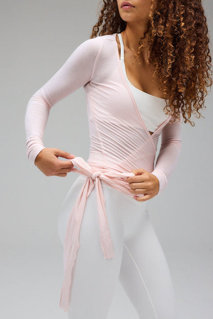 Wikkelblouse - Roze