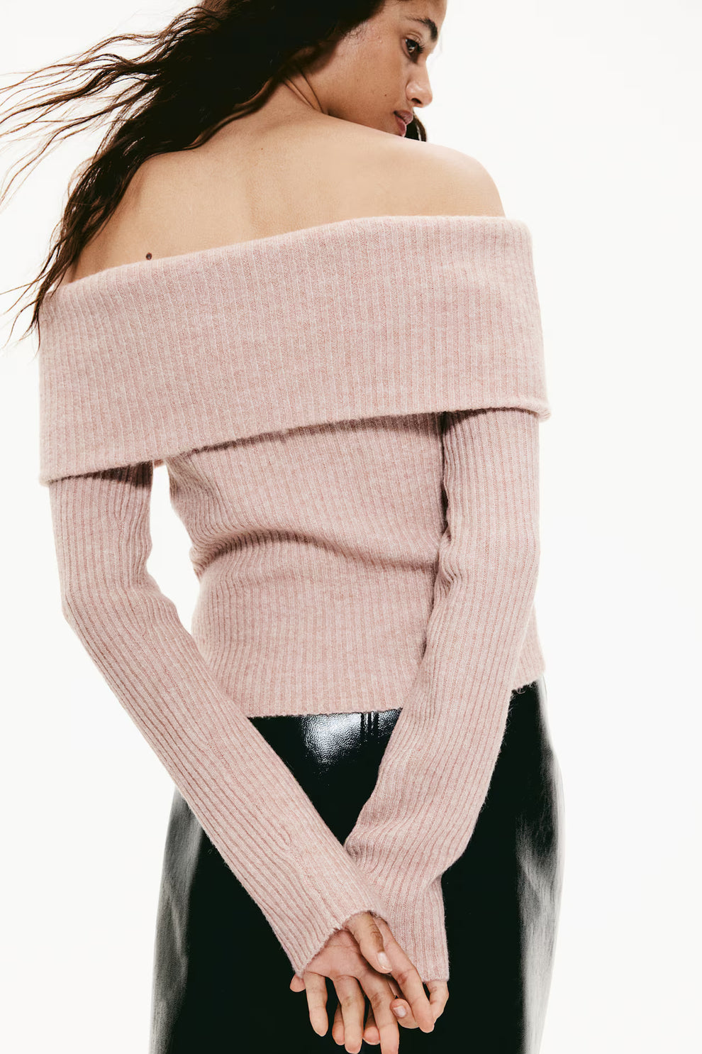 Marjorie | Dames off-shoulder trui met elegante losse pasvorm