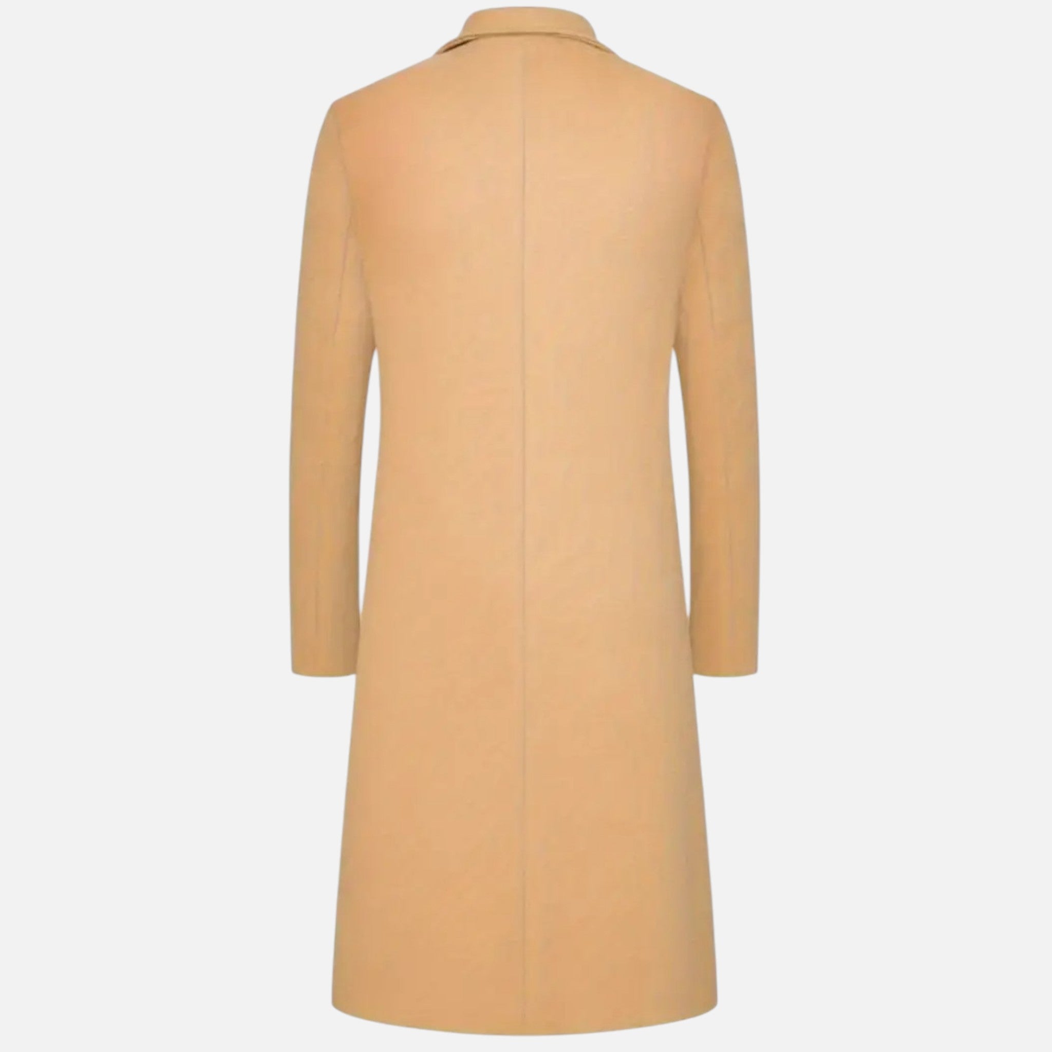 Heren Overjas Kniehoogte - Slim Fit Enkelrijs Model