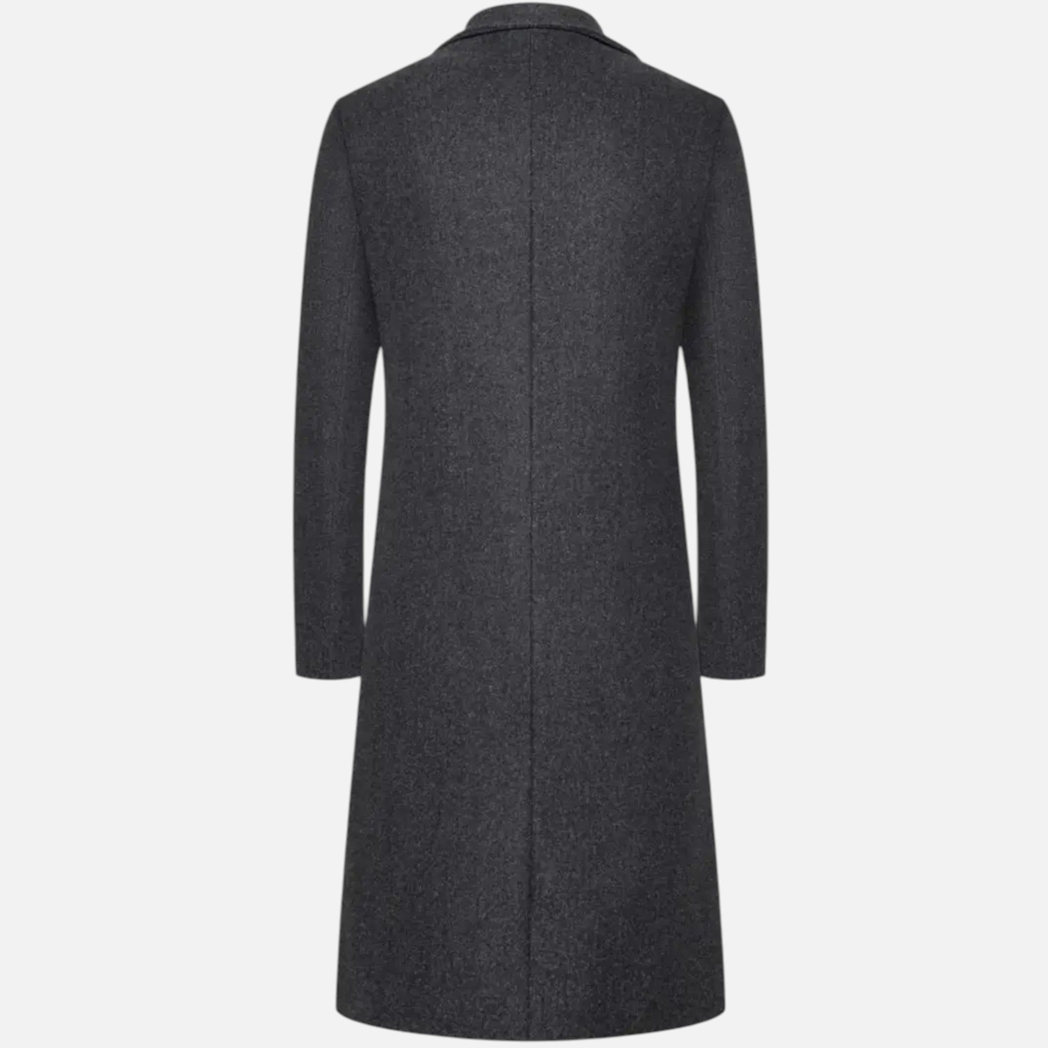Heren Overjas Kniehoogte - Slim Fit Enkelrijs Model