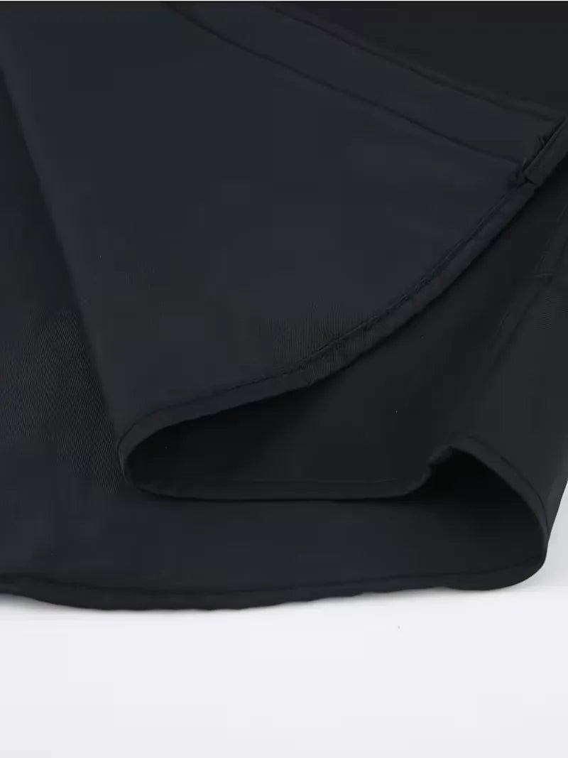 Heren Overhemd met Opstaande Kraag - Lange Mouw Zakelijk Shirt