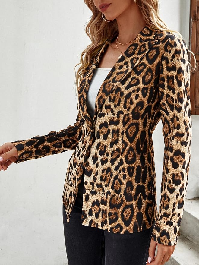 Merced - Luipaard blazer