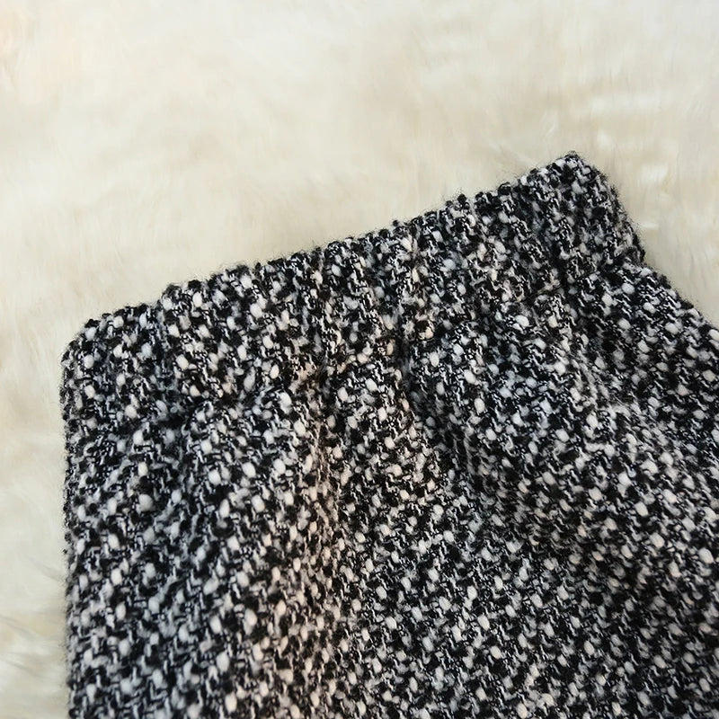 Midi Tweed Rok