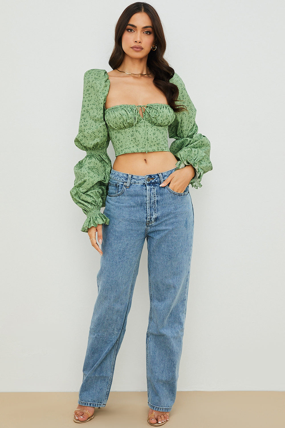 Lesley | Corset Crop Top voor Dames