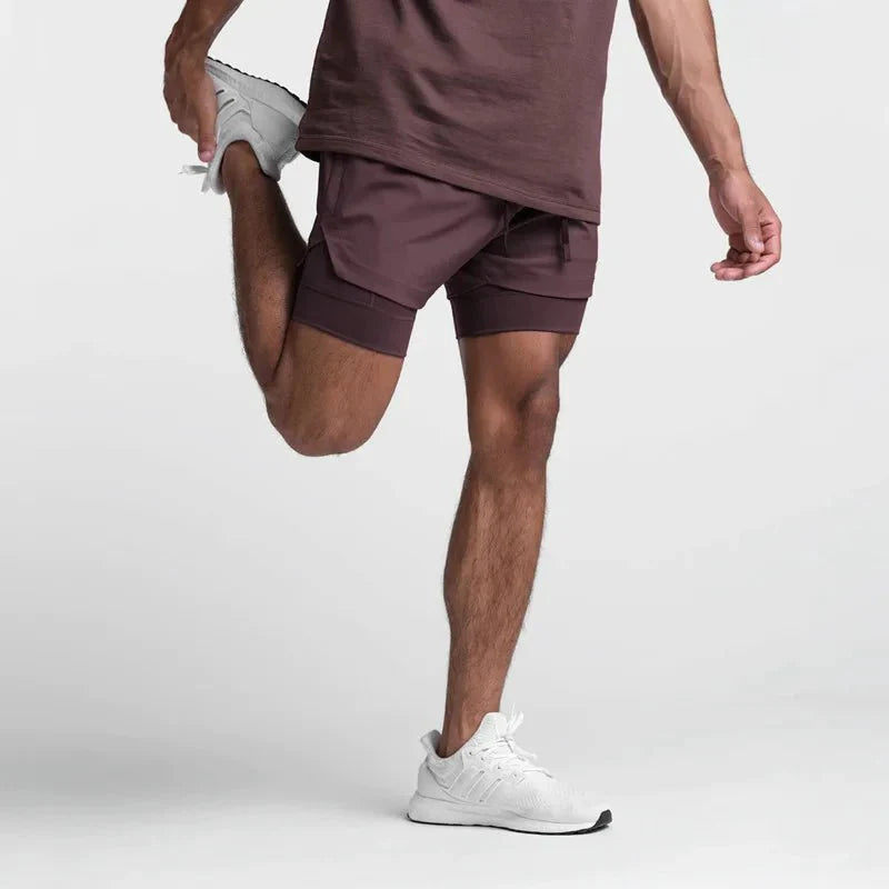 Heren Slim Fit Shorts – Geschikt voor Sport en Vrije Tijd, Met Elastische Taille