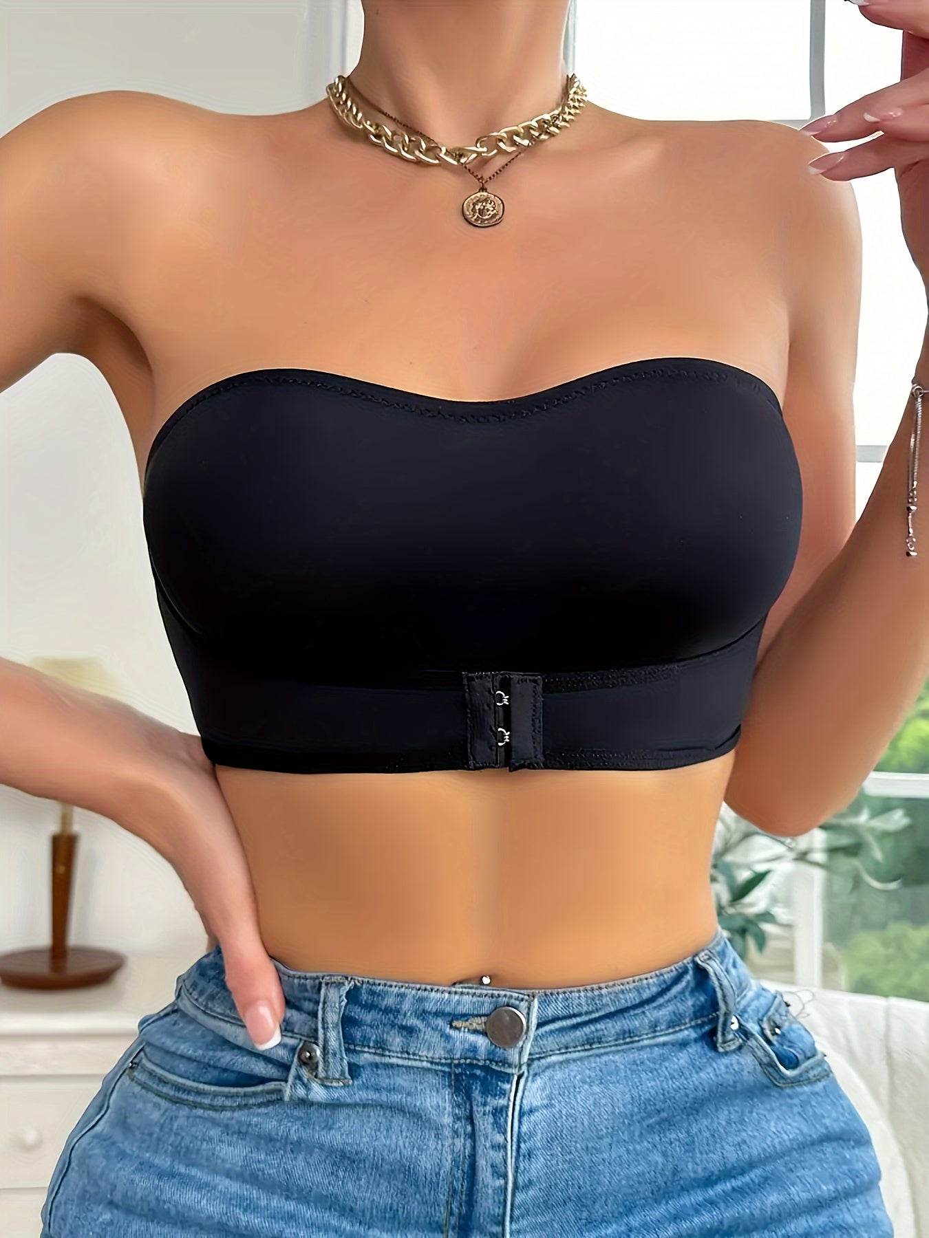 Dames Bandeau BH Naadloos – Antislip Sport- en Vrijetijds BH