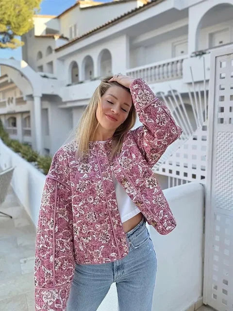 Narissa - Zomerjas Met Bloemenprint