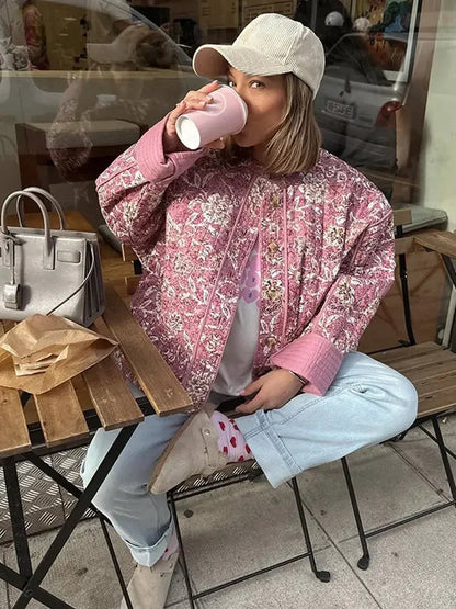 Narissa - Zomerjas Met Bloemenprint