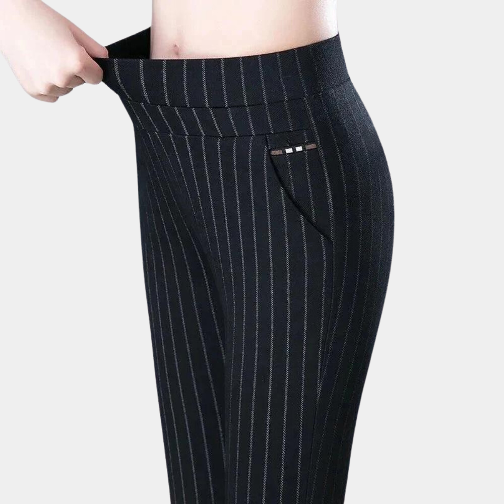 Nola - Stretch broek met hoge taille