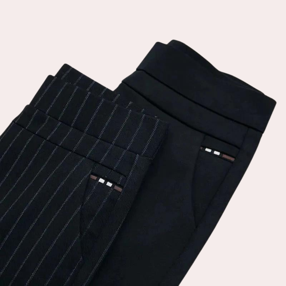 Nola - Stretch broek met hoge taille