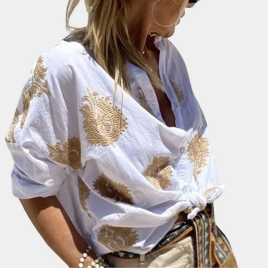 Olmeda - Bohemian Damesblouse