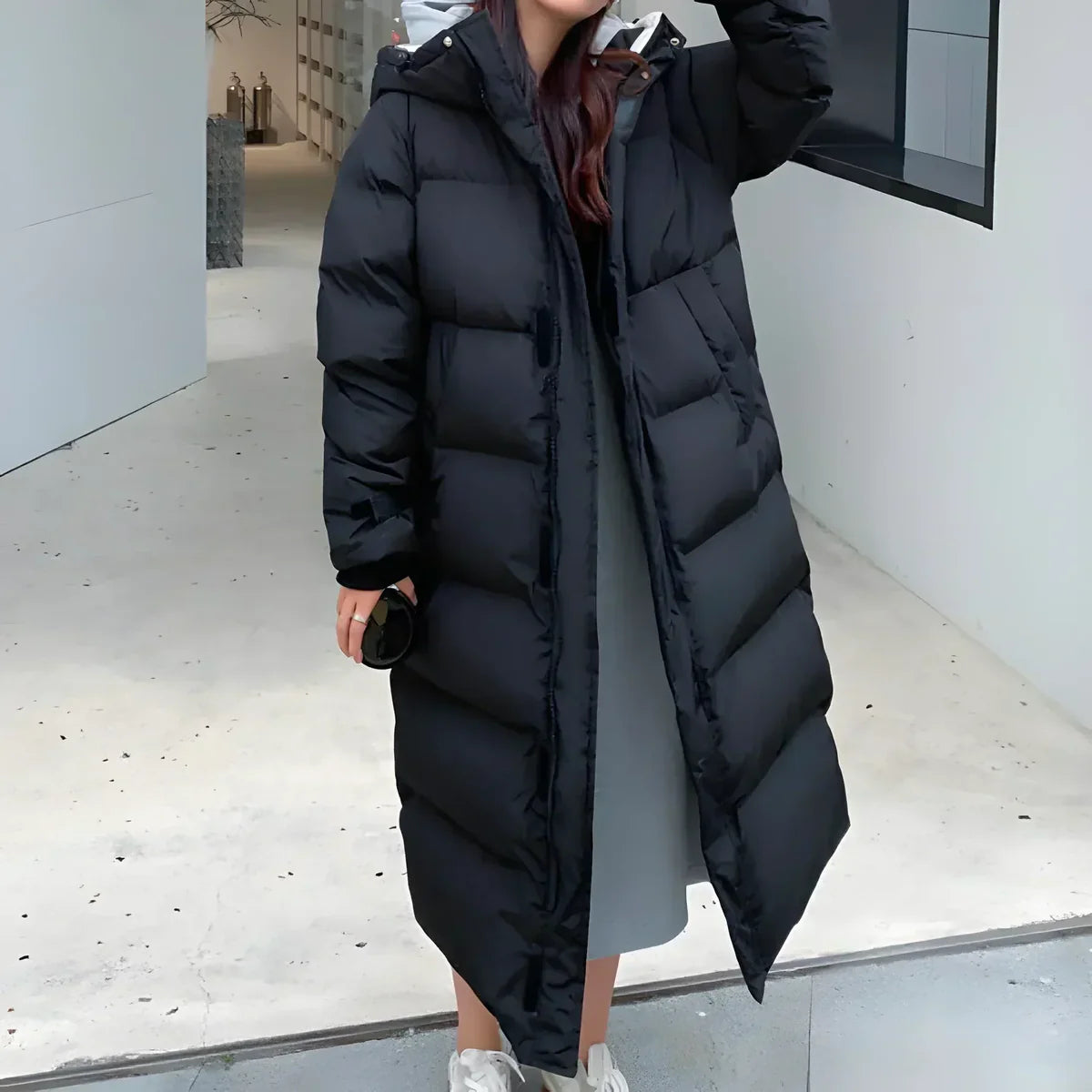 Lange Warme Parka | Dames winterjas met dons- en verenvoering tot -20°C