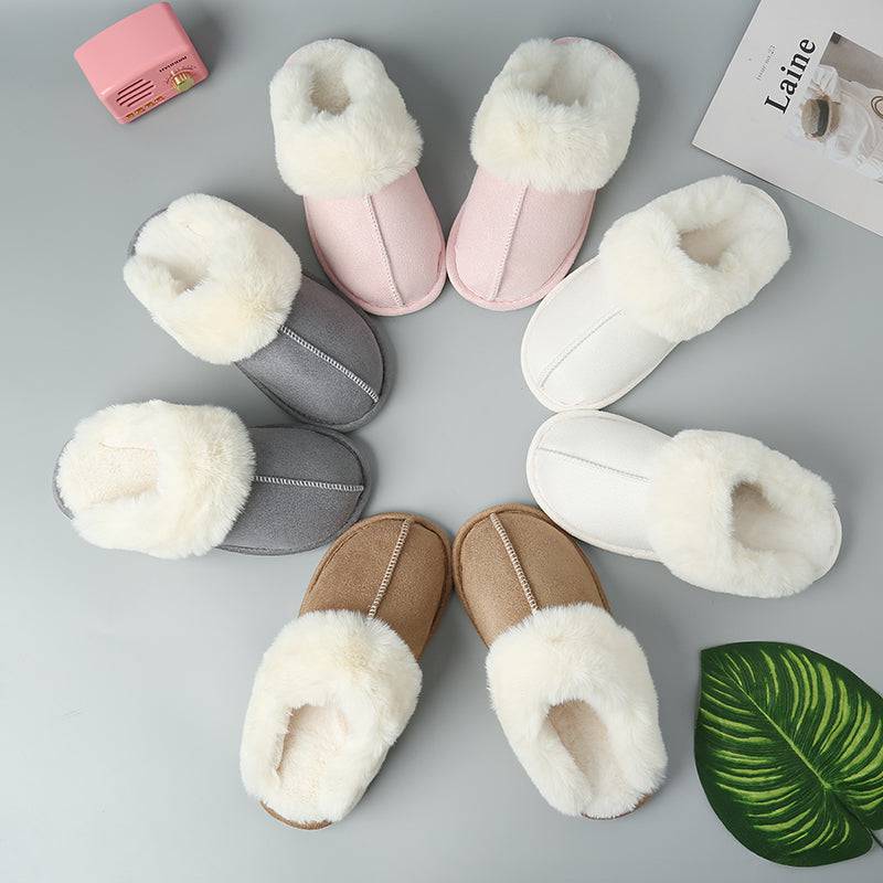 Amelia Pantoffels | Dames warme fluffy pantoffels voor binnen