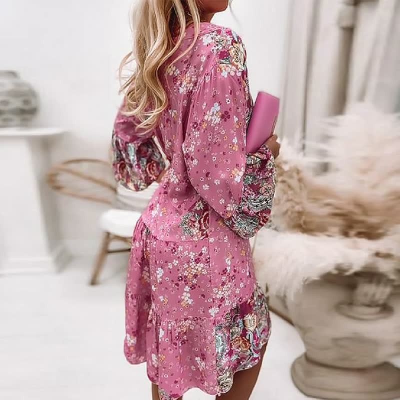 Boho Dames Jurk – Comfortabele Zomerjurk voor Casual en Formele Gelegenheden, Ademend Materiaal in Diverse Kleuren 5