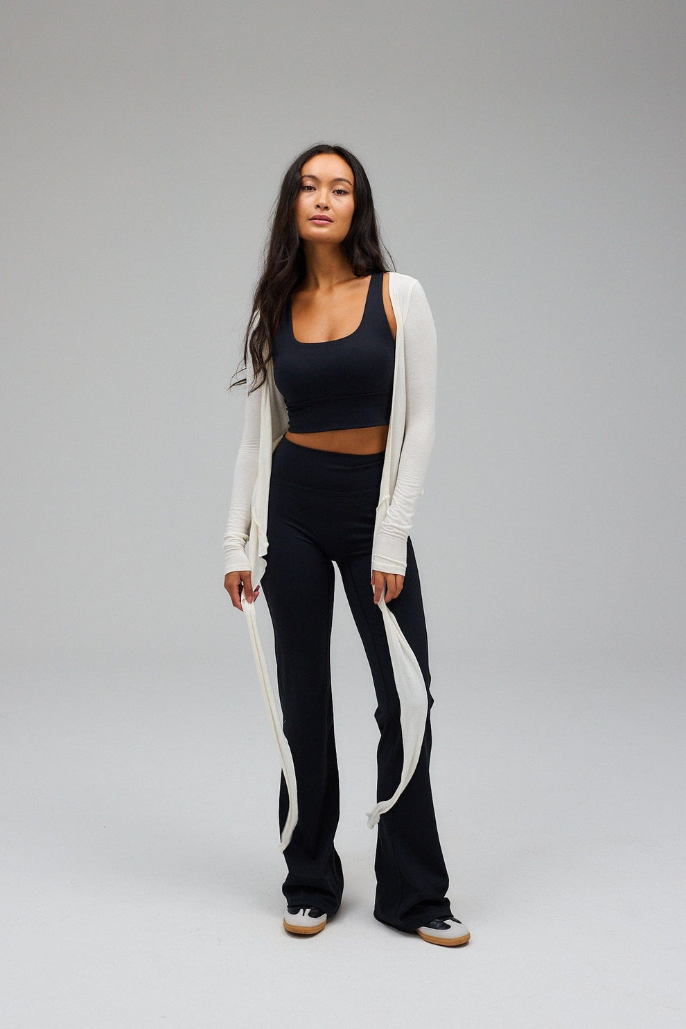 Lichaamssculptuurvest wit dames | Shapewear vest met compressie en onzichtbare pasvorm
