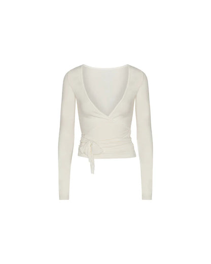 Wikkelblouse - Wit