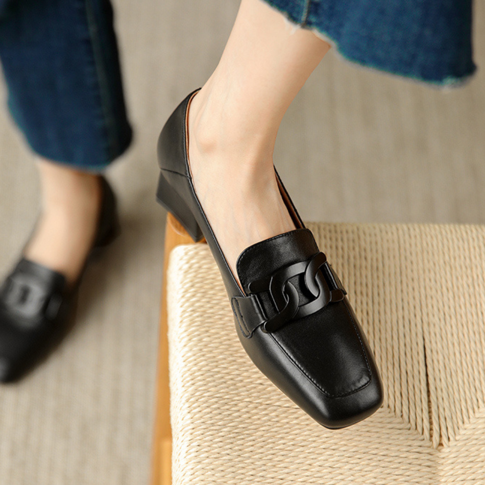 Quincy - Orthopädischer Slipper Aus Leder