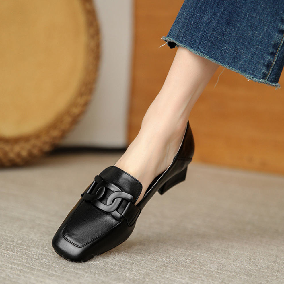 Quincy - Orthopädischer Slipper Aus Leder