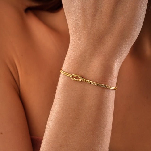 Rachel - Minimalistische Liefdesknoop Armband