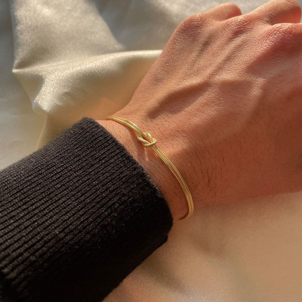 Rachel - Minimalistische Liefdesknoop Armband