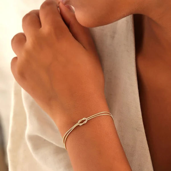 Rachel - Minimalistische Liefdesknoop Armband