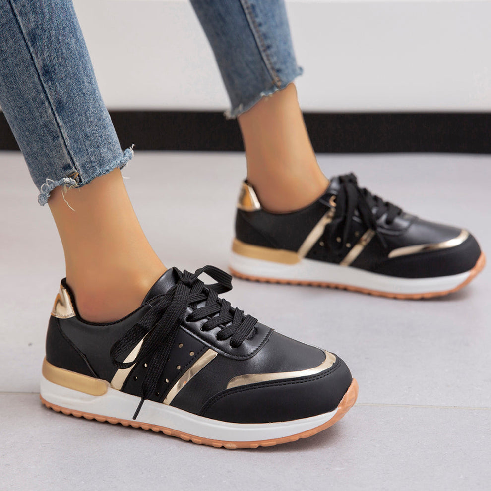 Easy Fit Lightweight Flat Sneakers | Orthopedische Dames Sneakers met 3-Boog Ondersteuning