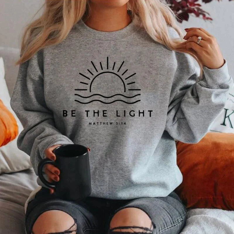 Richelle sweatshirt dames | Plus size trui met losse pasvorm en inspirerende tekst