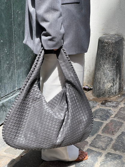 Riley - Trendy gevlochten handtas