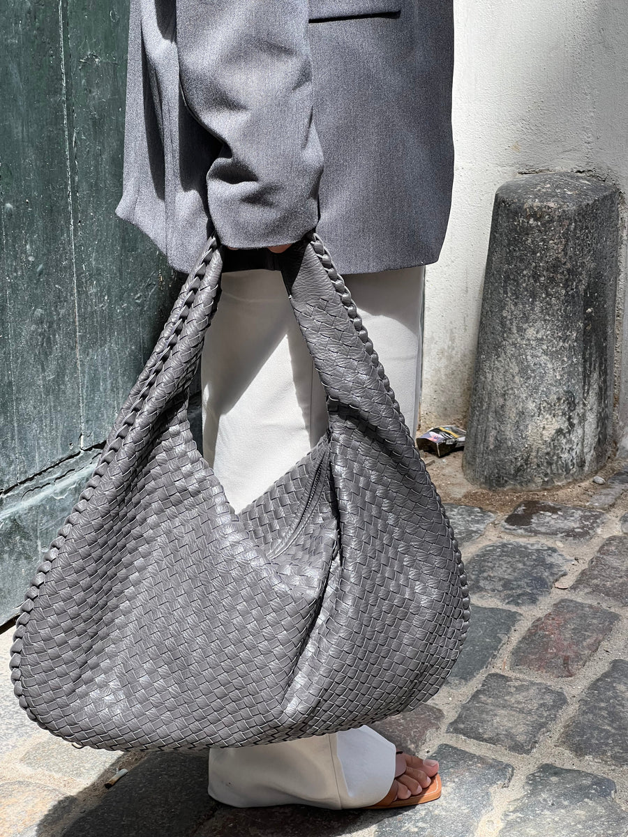 Riley - Trendy gevlochten handtas
