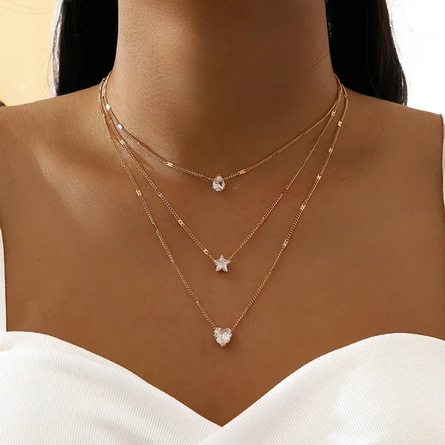 Rosalie - Urban Chic Kristallen Ketting