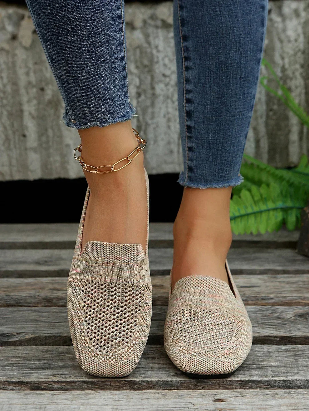 Rose - Orthopedische Antislip Platte Schoenen Voor Dames