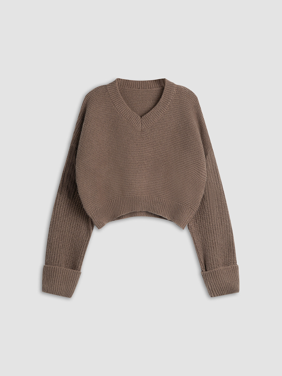 Ruth V-hals Trui | Dames gebreide trui met minimalistisch design