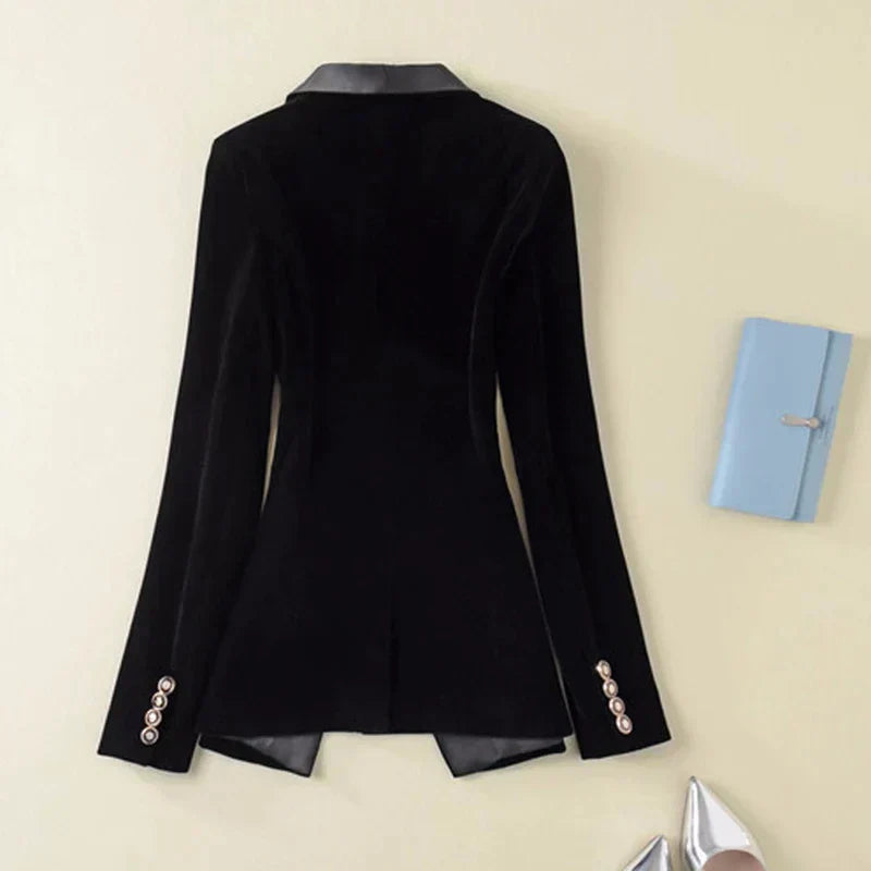 Satijnen velvet blazer
