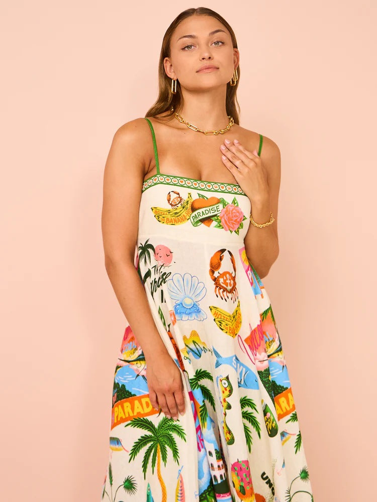 Shadia - Zomerparadijsjurk