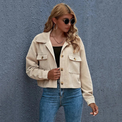 Sherry - Trendy Corduroy Jas