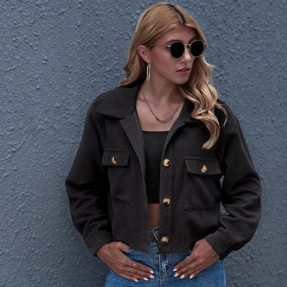 Sherry - Trendy Corduroy Jas